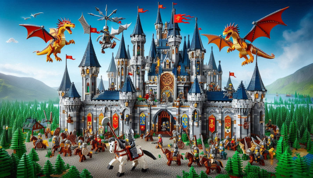 Enter the world of knights, castles, and medieval battles with the LEGO Castle theme.