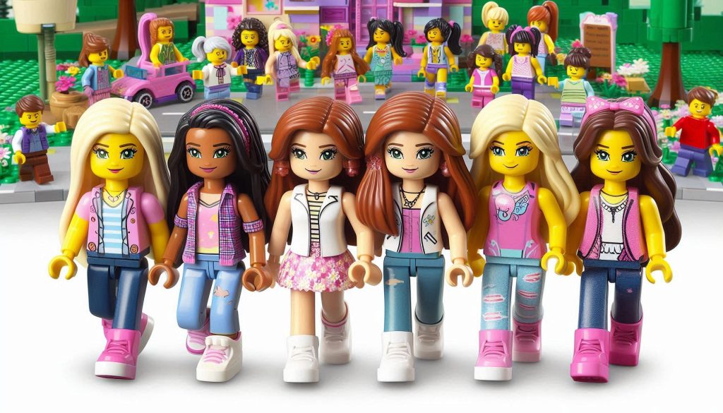 LEGO Friends centers around the lives of five main characters—Andrea, Emma, Mia, Olivia, and Stephanie—each with their own unique personalities and interests.