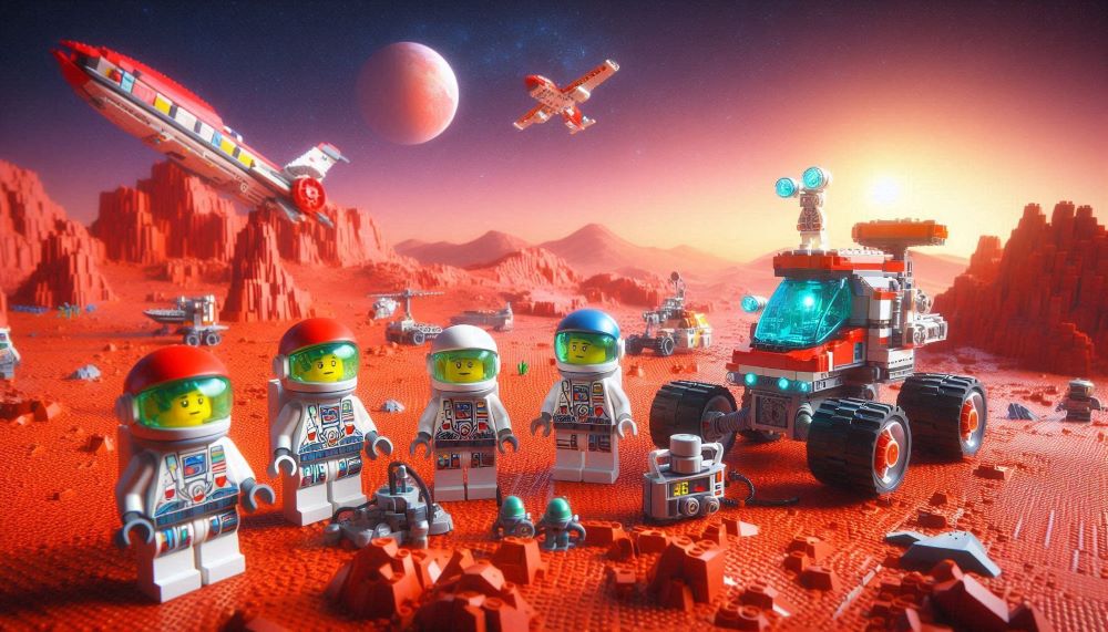 LEGO Mars Mission took builders on an interplanetary adventure where astronauts explored Mars and battled hostile alien forces.