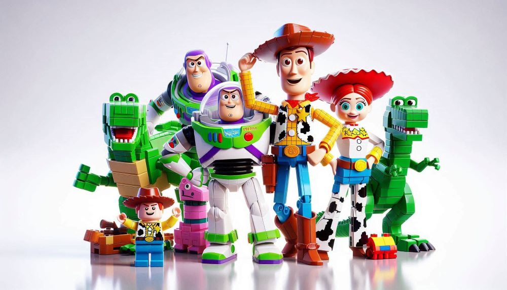 In collaboration with Disney Pixar, LEGO Toy Story brought the beloved characters of Woody, Buzz Lightyear, and the rest of the Toy Story gang into the LEGO universe.