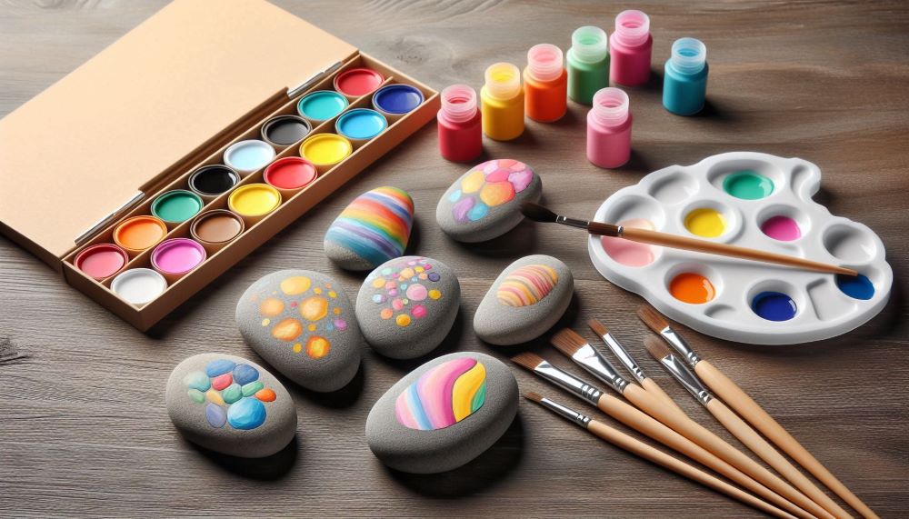 Rock painting kits are designed to make the process of painting rocks easy and accessible. 