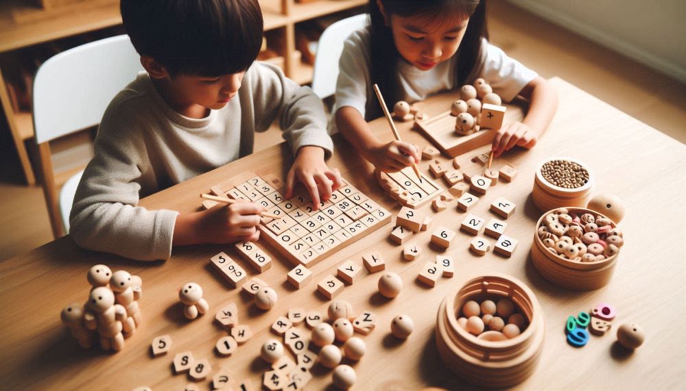 Wooden counting toys come in various forms, all featuring numbers and counting elements.