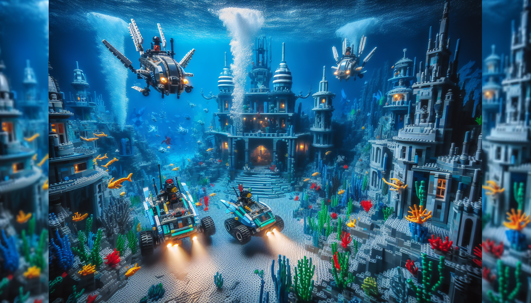 LEGO Atlantis dived into the depths of the ocean, exploring the lost city of Atlantis. 