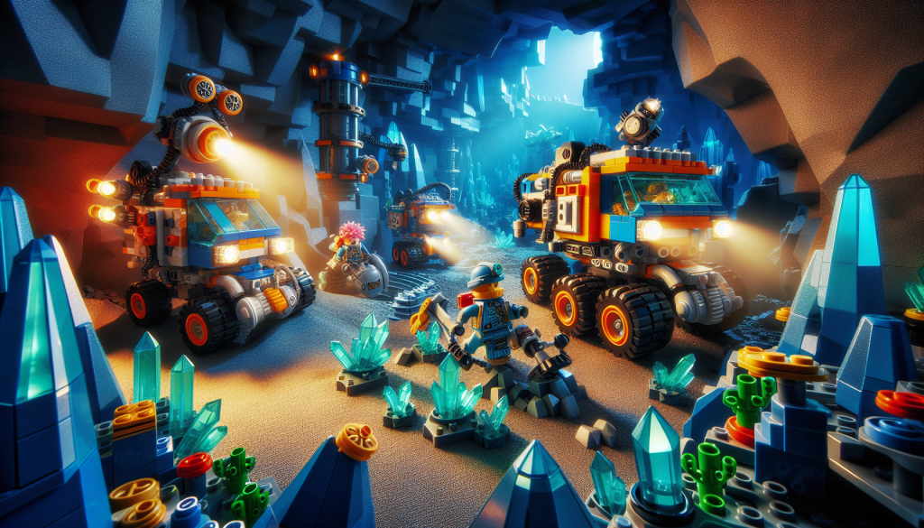 LEGO Power Miners took builders deep underground to battle rock monsters and mine precious crystals.