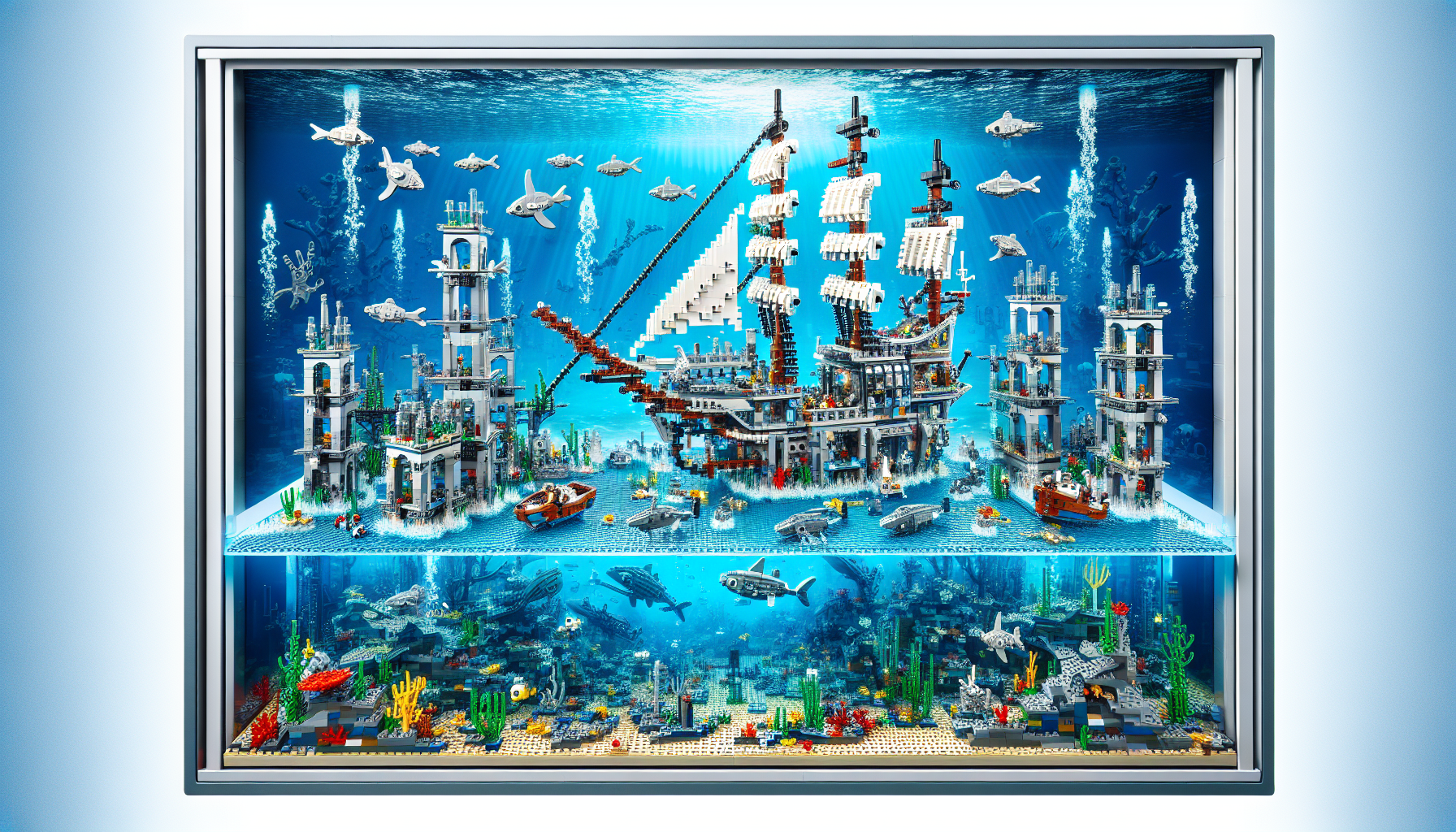 LEGO introduced the Aqua Raiders theme, plunging builders into the depths of the ocean for thrilling underwater missions.