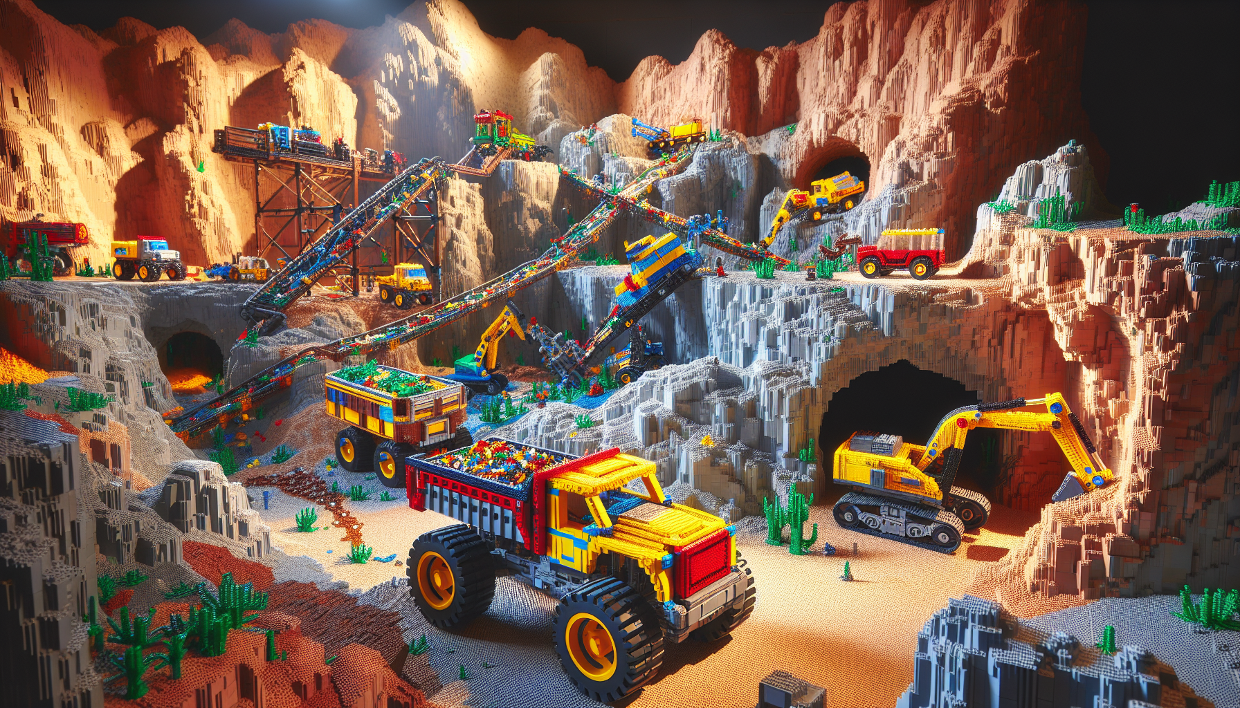 LEGO Rock Raiders took builders on an underground adventure, where they mined for energy crystals and battled rock monsters deep within alien caverns.