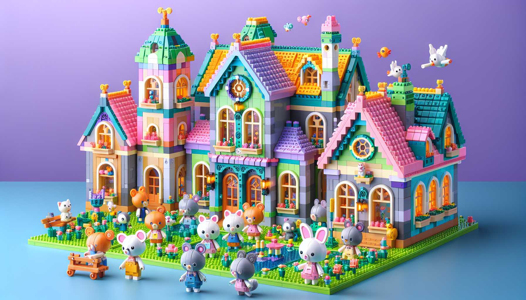 LEGO Fabuland was a whimsical and colorful theme aimed at younger builders.