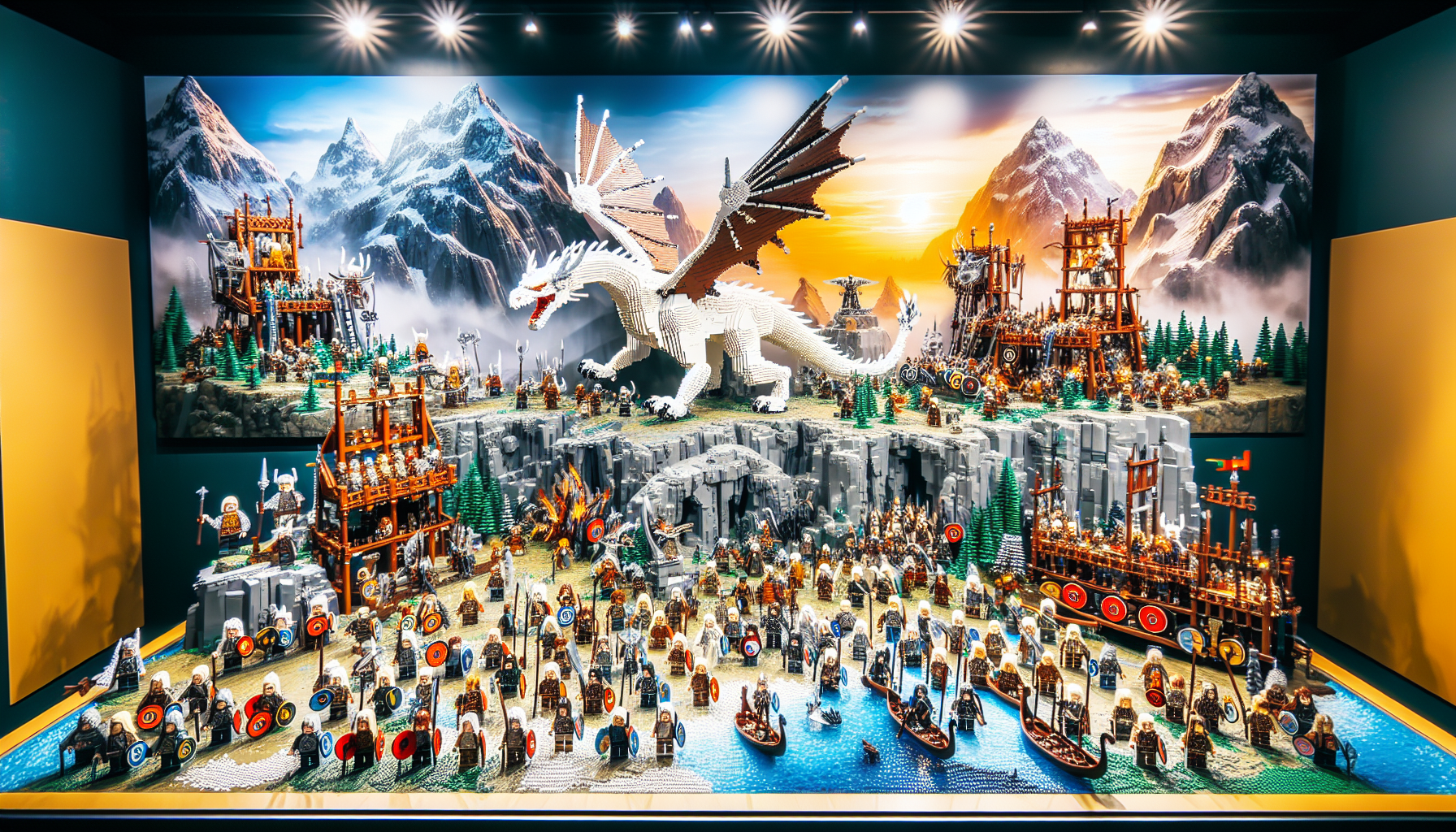 LEGO Vikings brought Norse mythology and history to life with a series of sets featuring Viking warriors, dragons, and epic battles. 