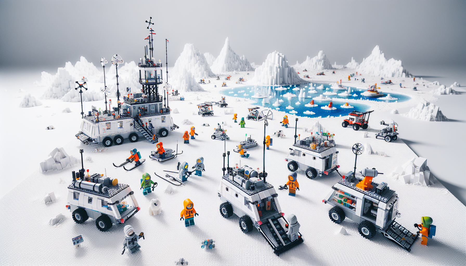 LEGO Arctic took builders to the frozen tundra, where they could embark on icy expeditions, discover hidden treasures, and study arctic wildlife. 