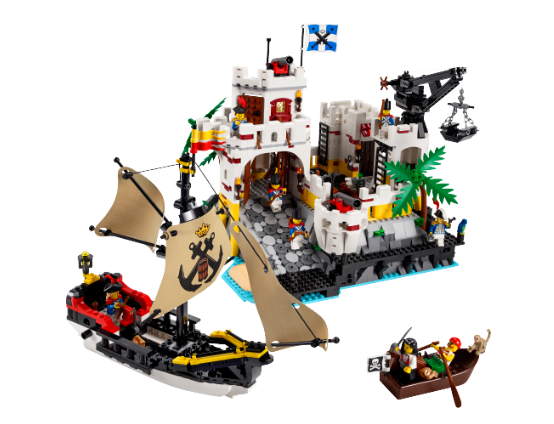 Lego set number 10320 - Eldorado Fortress