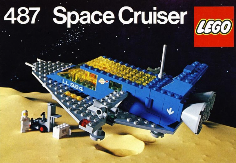 LEGO Set number 487- Space Cruiser and Moonbase