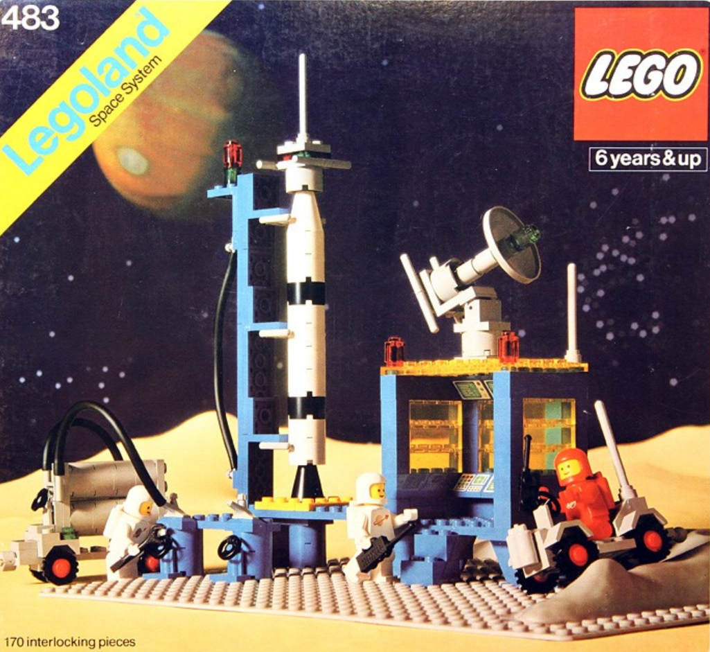LEGO Set number 483 - Alpha-1 Rocket Base